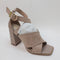 Womens Office Miranda Peep Toe Shoe Boots Taupe Uk Size 3