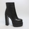 Womens Office Aiyana Platform Ankle Boots Black