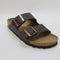 Womens Birkenstock Arizona Two Strap Dark Brown