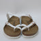 Womens Birkenstock Mayari Cross Strap Sandals White Birko Flor