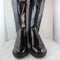 Womens Office Kalamo Flat Over The Knee Sock Boots Black