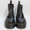 Womens Dr. Martens Sinclair Zip Boot Black Milled Leather