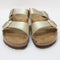 Womens Birkenstock Arizona Two Strap Glamour Gold