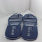 Womens Office Stripe Flip Flop White Navy Stripe