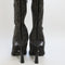 Womens Office Kami Over The Knee Point Stiletto Boots Black Diamante