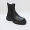 Womens Office Athens Chain Back Chelsea Boots Black