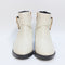 Womens Office Anamaria Buckle Strap Ankle Boots Cream Croc