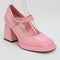 Womens Office Max Out  Mary Jane Platform Courts Pink Patent