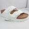 Womens Birkenstock Papillio Arizona Platform White Vegan