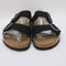 Mens Birkenstock Arizona Two Strap Sandals Desert Buck Black