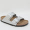 Womens Birkenstock Arizona Two Strap Silver