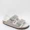 Womens Birkenstock Arizona Shearling Stone Coin