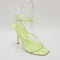 Womens Office Humid High Strippy High Sandals Lime