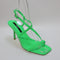 Womens Office Malorie Strippy Toe Post Sandals Green