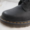 Womens Dr.Martens Serena 8 Eyelet Shearling Boot Black Leather