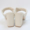 Womens Office Marcy Twist Two Strap Mules Off White Leather