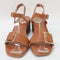 Womens Office Manning Block Heel Sandals Tan