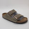 Womens Birkenstock Arizona Two Strap Taupe Suede