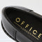 Womens Office Fable Chunky Loafers Black Leather