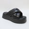 Womens Vagabond Courntey Strap Slide Black