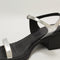 Womens Vagabond Shoemakers Ines Mid Heel Sandals Silver Uk Size 3