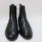 Womens Office Alessia Unlined Flat Ankle Boots Black Leather