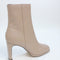 Womens Office Amelie Rand Detail Ankle Boots Taupe