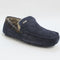 Mens Barbour Monty Slippers Navy
