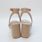 Womens Office Maple Ankle Strap Black Heels Nude Leather