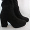 Womens Office Kabul Micro Sock Boots Black