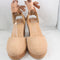 Womens Gaimo For Office Ankle Tie Beige