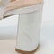 Womens OFFICE Moonstone Two Part Block Heels Silver