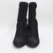 Womens Office Attic Block Heel Pull On Ankle Boots Black