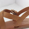 Womens Toms Sicily Sandals Tan Leather