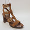 Womens Office Marlowe Suede Gladiator Heels Tan Suede