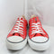 Womens Converse All Star Low Red Canvas Trainers