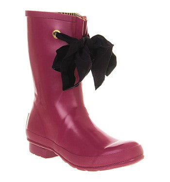 Womens Joules Millie Welly Magenta Rubber